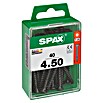 Spax T-Star plus Universalschraube (Ø x L: 4 x 60 mm, Vollgewinde, 30 Stk., Schwarz) | BAUHAUS
