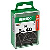 Spax T-Star plus Universalschraube (Ø x L: 3,5 x 40 mm, Vollgewinde, 50 Stk.) | BAUHAUS