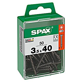 Spax T-Star plus Universalschraube (Ø x L: 3,5 x 40 mm, Vollgewinde, 50 Stk.)