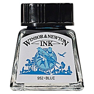Winsor & Newton Tinta za crtanje (Plave boje, 14 ml, Boca)