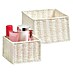 Zeller Present Juego de cestas Conjunto de 2 cestas para el baño 
