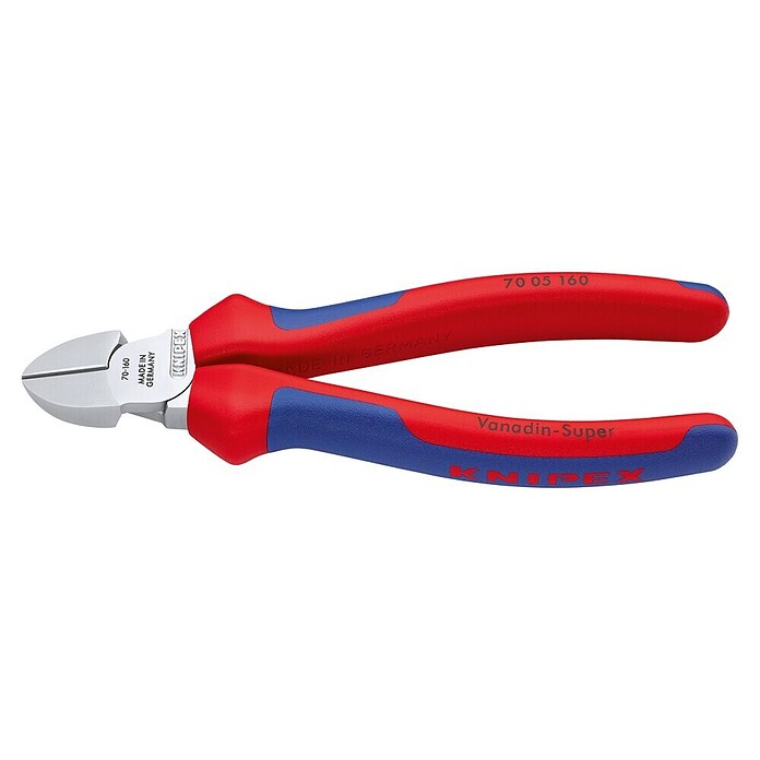 Knipex Seitenschneider (Länge: 160 mm, Material Griff: Mehrkomponenten-Hülle, Verchromt)