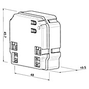 WIR elektronik Aktor 2-Kanal eAKTOR eA200 (Schaltleistung: 5 A 250 VAC/1250 VA, 2-Kanal) | BAUHAUS