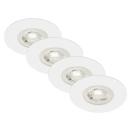 Briloner  Set de focos LED empotrables redondos Kulana