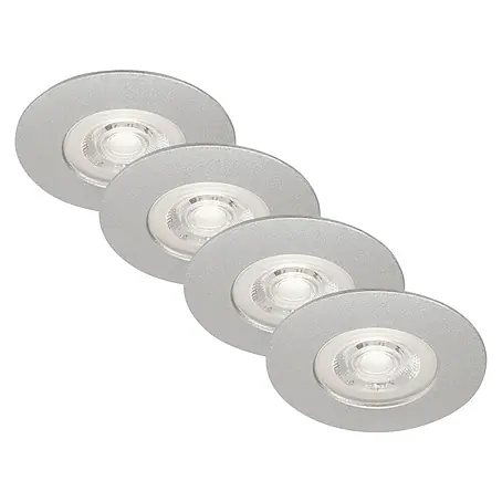 Briloner  Set de focos LED empotrables redondos Kulana