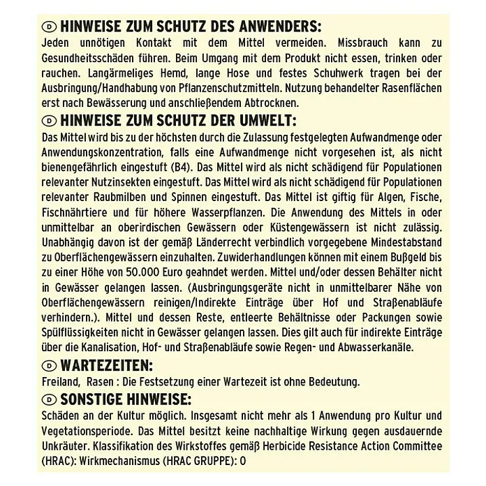 Substral Rasendünger 3 in 1 - 14 kg, Max. Anwendungsfläche: 400 m² - Hinweise zur Anwendung und Sicherheit für ein Pflanzenschutzmittel.