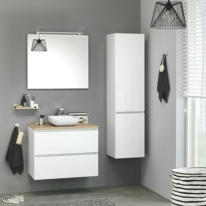 Tiger Led-spiegelverlichting Helena (l x b x h: 104 x 600 x 39 mm, Chroom, 4.000 K) | BAUHAUS