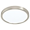 Eglo LED-Deckenleuchte FUEVA-Z (Rund, 19,5 W, Ø x H: 285 mm x 2,8 cm, Nickel-matt) | BAUHAUS