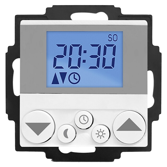 WIR elektronik Zeitschaltuhr Rollladen eUHR eU240 (L x B x H: 50 x 50 x 15 mm, Verkehrsweiß) | BAUHAUS