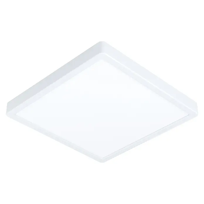 Eglo connect.z LED-Deckenleuchte FUEVA-Z - 19,5 W, L x B x H: 28,5 x 28,5 x 2,8 cm, Weiß, Eckig - Quadratische, weiße LED-Deckenleuchte für moderne Innenräume. Die Leuchte sorgt für eine gleichmäßige Ausleuchtung.