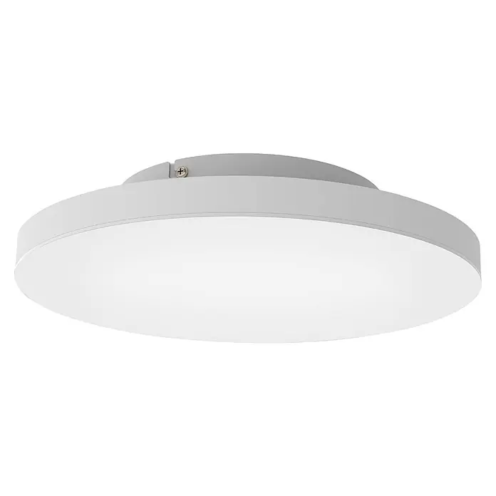 Eglo LED-Panel Turcona-Z - 22,4 W, L x B x H: 45 x 45 x 7,5 cm, Weiß, RGB - Ein minimalistischer, runder LED-Deckenleuchte in Weiß, die eine moderne und energieeffiziente Beleuchtung für jeden Raum bietet.