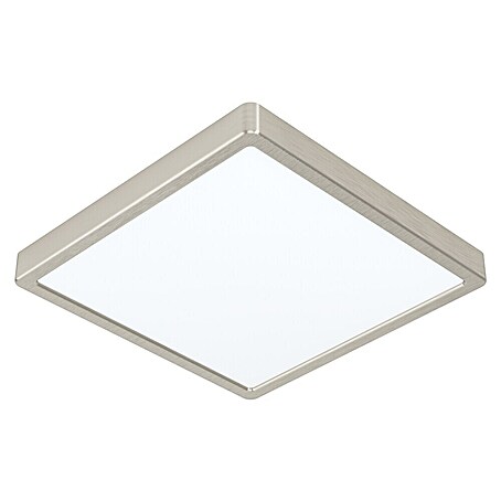 Eglo LED-Deckenleuchte FUEVA-Z (Eckig, 19,5 W, L x B x H: 28,5 x 28,5 x 2,8 cm, Nickel-matt)