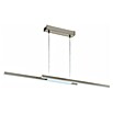 Eglo Fraioli-Z LED-Pendelleuchte (34 W, L x B x H: 105,5 x 10 x 120 cm, Nickel-matt, RGB) | BAUHAUS