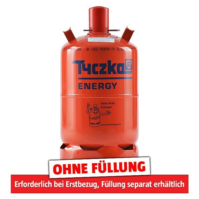 Tyczka Energy Propangas-Flasche Pfandflasche ohne Füllung