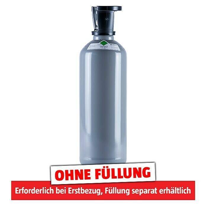 Tyczka Energy Kohlensäure-Flasche ohne Füllung*Fassungsvermögen: 10 kg Info