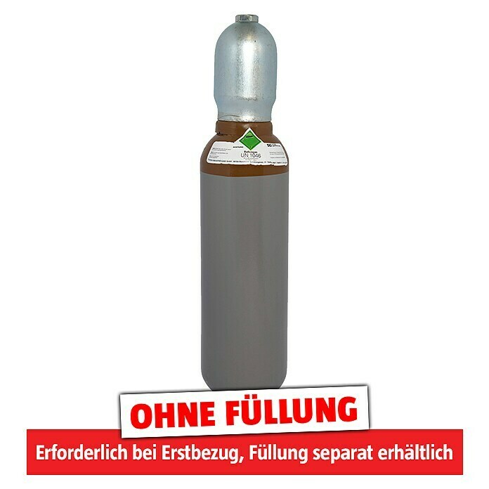 Tyczka Energy Ballongas-Flasche ohne Füllung*Fassungsvermögen: 5 l Info