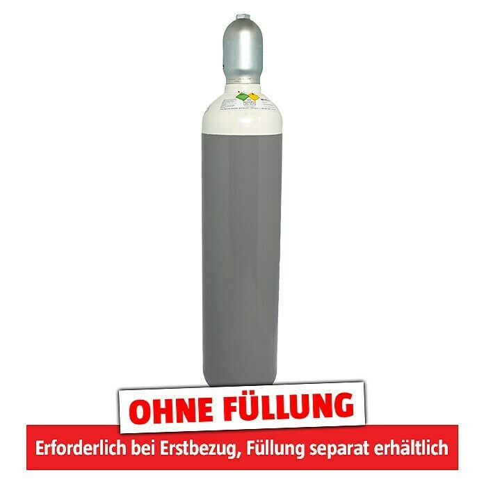 Tyczka Energy Sauerstoff-Flasche ohne Füllung*Fassungsvermögen: 20 l Info