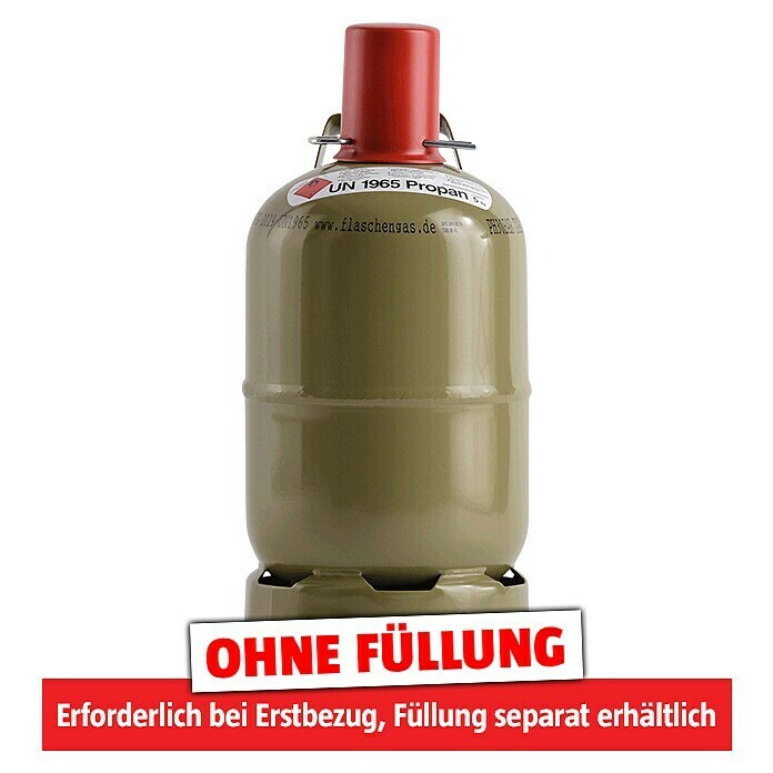 Tyczka Energy Propangas-Flasche Eigentumsflasche ohne Füllung*Fassungsvermögen: 5 kg Info