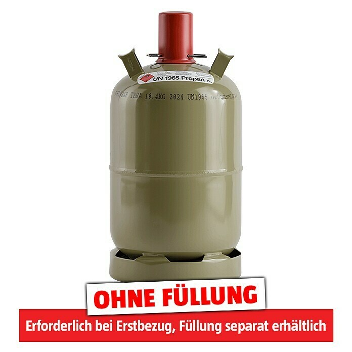 Tyczka Energy Propangas-Flasche Eigentumsflasche ohne Füllung*Fassungsvermögen: 11 kg Info