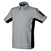 Industrial Starter Polo Stretch (L, Gris/Negro)