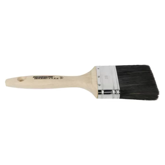 Profi Depot by Storch-Ciret Flachpinsel - Breite Borsten: 80 mm, Mischborsten, Holz, Schwarz