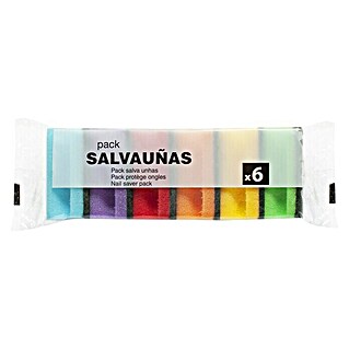 Rozenbal Esponja Salvauñas (Multicolor, 6 ud.)