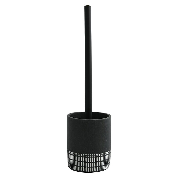 Spirella Escobillero de suelo Yuma (Poliresina, Negro) | BAUHAUS
