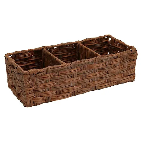 Versa  Cesta para el baño 3 compartimentos