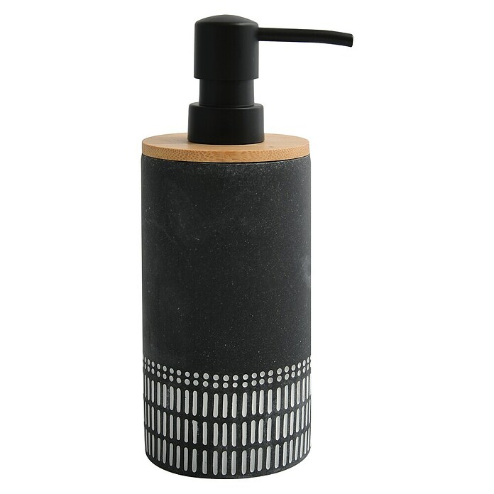Spirella Dispensador de jabón Yuma (Poliresina, Negro) | BAUHAUS