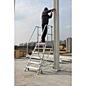 Krause Stabilo Podestleiter (Arbeitshöhe: 3,45 m, Anzahl Tritte: 6 Stk., Aluminium) | BAUHAUS