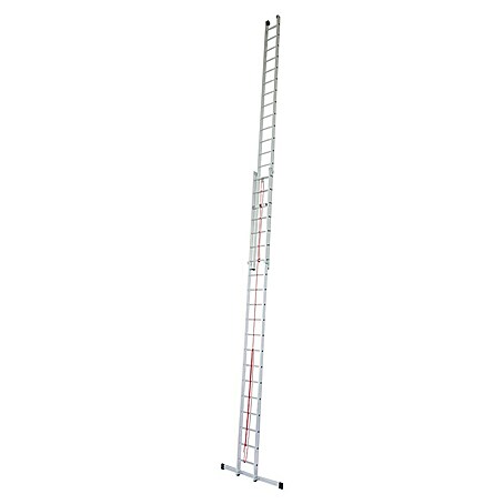 Krause Stabilo Seilzugleiter (Anzahl Tritte: 40 Stk., Arbeitshöhe: 10,95 m, Aluminium)