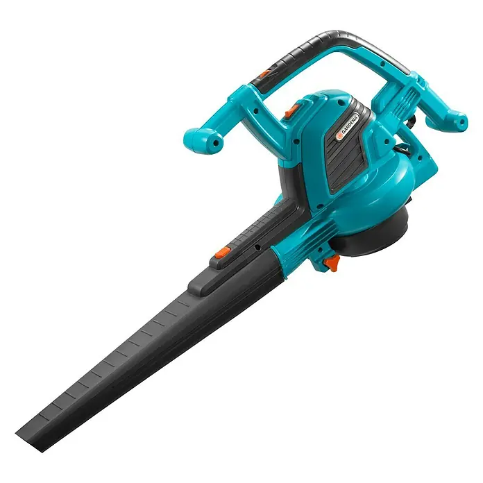 Gardena Elektro-Laubsauger Ergojet 3000 - 3.000 W, Blasgeschwindigkeit: 310 km/h - Abbildung eines Gardena Elektro-Laubsaugers/-bläsers, ideal für die Gartenarbeit. Praktisch und effizient für die Laubentfernung.