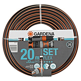 Gardena Comfort Schlauch-Set Flex (20 m, Schlauchdurchmesser: 13 mm (½″))