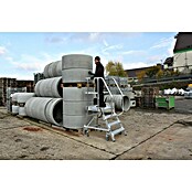 Krause Stabilo Podestleiter (Arbeitshöhe: 3 m, Anzahl Tritte: 4 Stk., Aluminium) | BAUHAUS