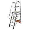 Krause Stabilo Podestleiter Vario kompakt (Arbeitshöhe: 3,4 m, 6 Stk., Aluminium, Ausstattung: Handläufe, B x L: 0,64 x 2,66 m) | BAUHAUS