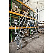 Krause Stabilo Podestleiter (Arbeitshöhe: 3,95 m, Anzahl Tritte: 16 Stk., Aluminium) | BAUHAUS