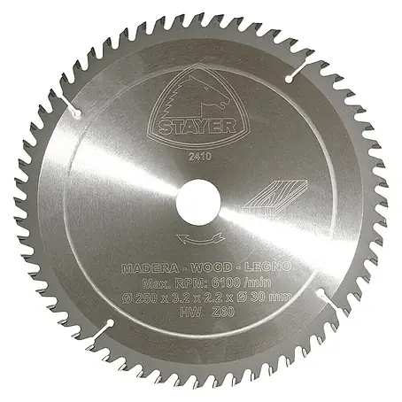 Stayer  Disco de sierra Z60 Widia
