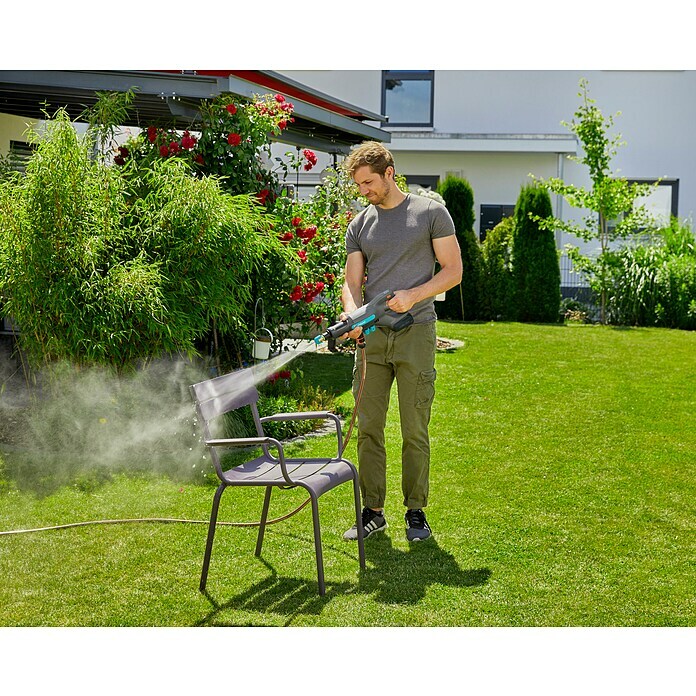 Gardena Power for All 18V Akku-Druckreiniger AquaClean 24/18V SE (18 V, 1 Akku, 2,5 Ah) | BAUHAUS