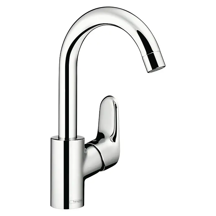 Hansgrohe Ecos Grifo de lavabo - Cromo, Brillante - Elegante grifo de cocina cromado de Hansgrohe. Diseño elegante, perfecto para cocinas modernas. Fabricación de alta calidad y fácil de usar.