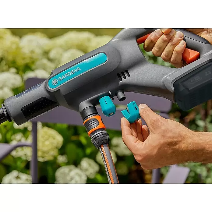 Gardena Power for All 18V Akku-Druckreiniger AquaClean 24/18V PR - 18 V, 1 Akku, 2,5 Ah - Detailaufnahme