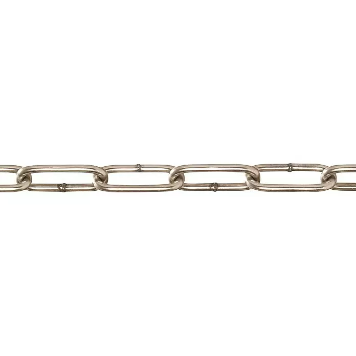 Stabilit Rundstahlkette Meterware - 5 mm, Edelstahl - Detailaufnahme