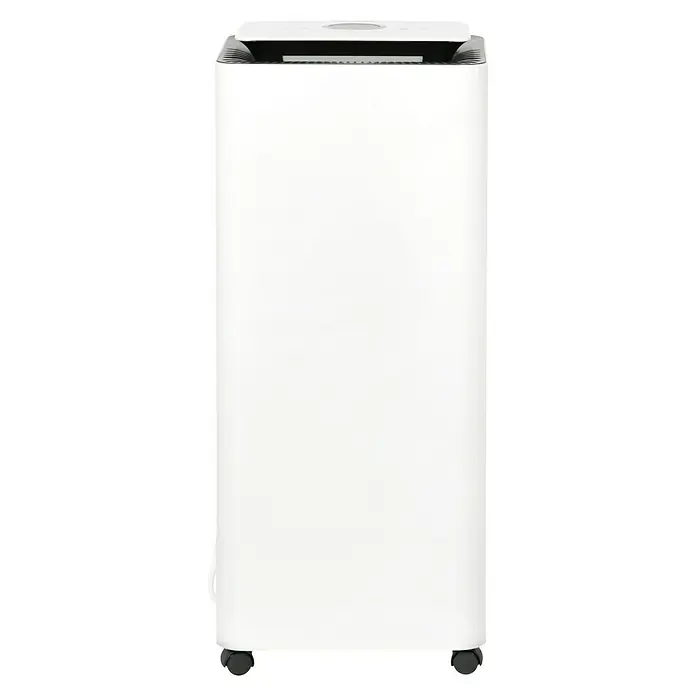 Proklima Luftentfeuchter - 400 W, Entfeuchtungsleistung: 20 l/Tag, L x B x H: 26,2 x 26,2 x 59 cm, Rollen - Ein weißer Luftentfeuchter mit einem schlichten Design und Rollen für einfache Mobilität. Perfekt für die Verbesserung der Raumluftqualität.