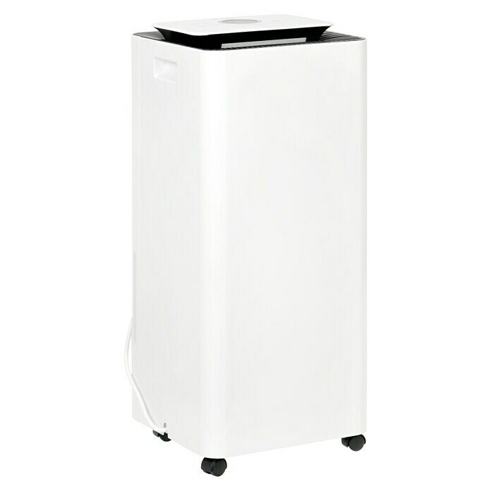 Proklima Luftentfeuchter400 W, Entfeuchtungsleistung: 20 l/Tag, L x B x H: 26,2 x 26,2 x 59 cm, Rollen Diagonal View