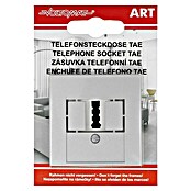 Voltomat ART TAE-Anschlussdose (Silber, 3x6 NFN, Kunststoff, Unterputz)