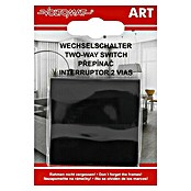 Voltomat ART Aus- & Wechselschalter (Schwarz, Kunststoff, Unterputz)