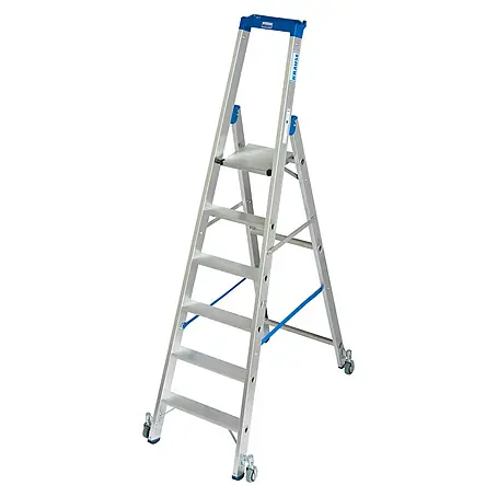 Krause Stabilo Stehleiter Fahrbar