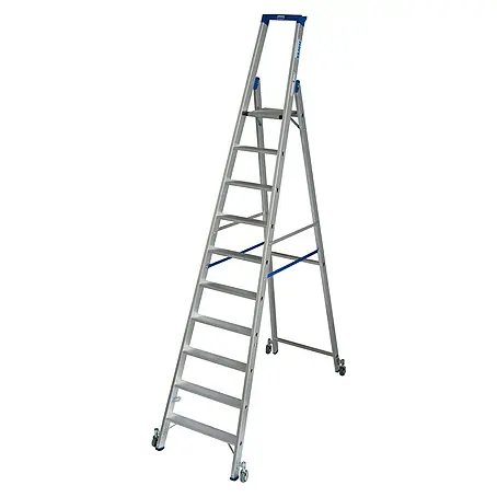 Krause Stabilo Stehleiter Fahrbar