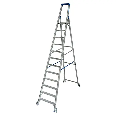 Krause Stabilo Stehleiter Fahrbar
