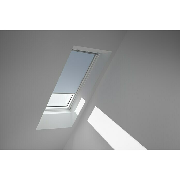 Velux Dachfensterrollo DKL PK06 4576S (Farbe: Himmelblau - 4576S, Farbe Schiene: Aluminium, Manuell) | BAUHAUS