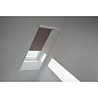 Velux Dachfensterrollo DKL Y45 4577S (Farbe: Taupe - 4577S, Farbe Schiene: Aluminium, Manuell)